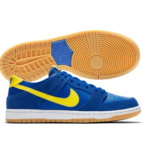 nike sb blue and yellow